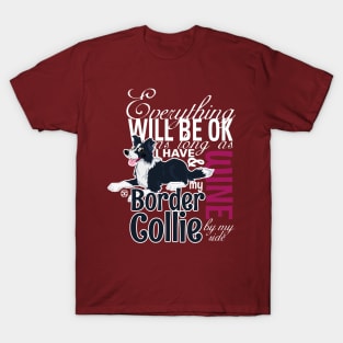 Everything will be ok - BC Black & Wine T-Shirt